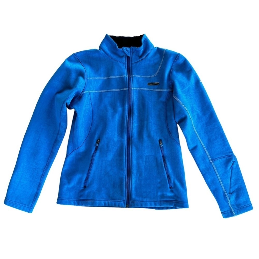 Under Armour athletic jacket full zip size M in blue